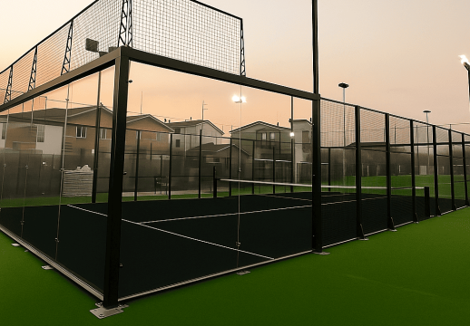 Поле для падл-тенниса Premium Grass «Padel Tennis 12 Black» (20 х 10 м)